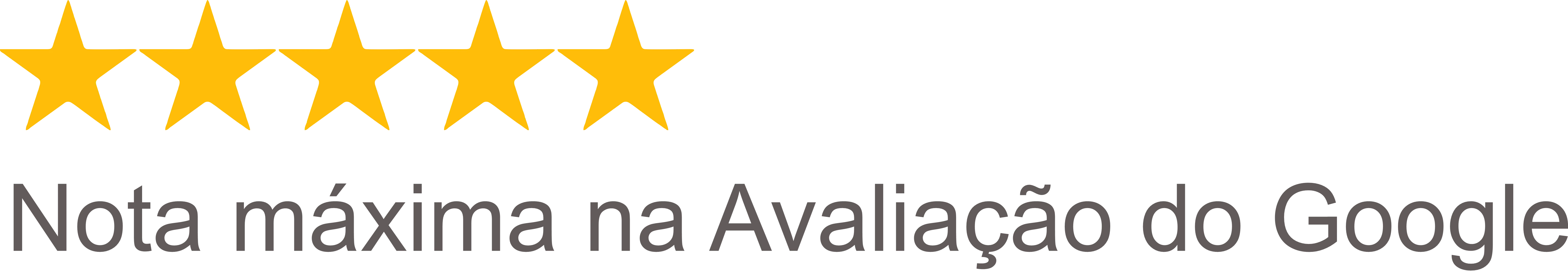 Nota máxima no Google